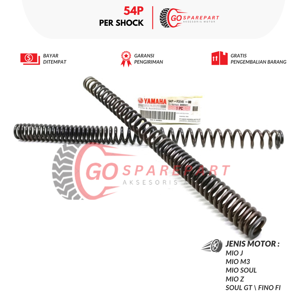 54P PER SHOCK MOTOR YAMAHA MIO J / PEGAS SHOCKBREAKER MOTOR MIO M3 / PEGAS SHOCK MIO SOUL / SHOCK / 