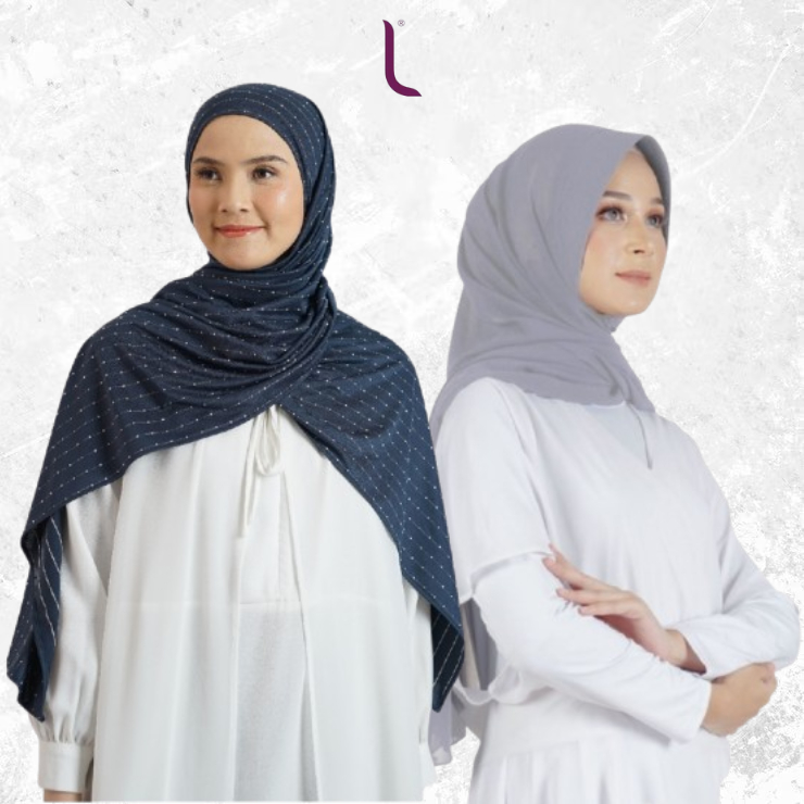 Elzatta Hijab Pashmina Polos Instan Pashmina Premium