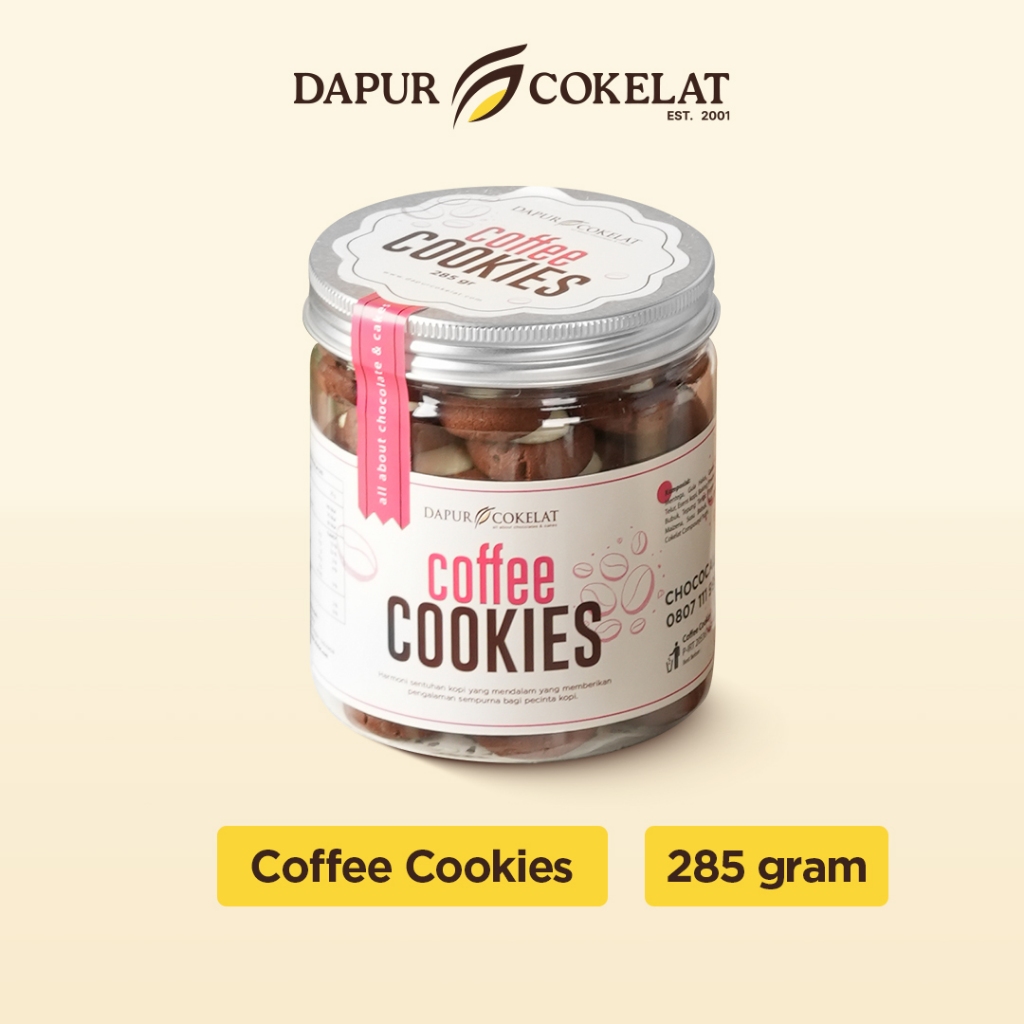 

DAPUR COKELAT - Coffee Cookies Premium | Cemilan Kue Kering Tanpa Pengawet