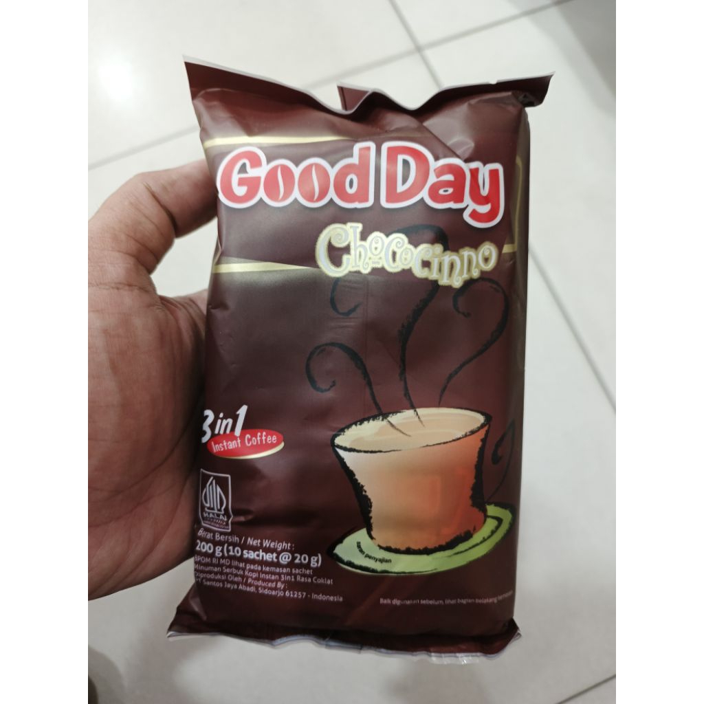 

Good Day 3 in 1 Chococinno 10s x 20g