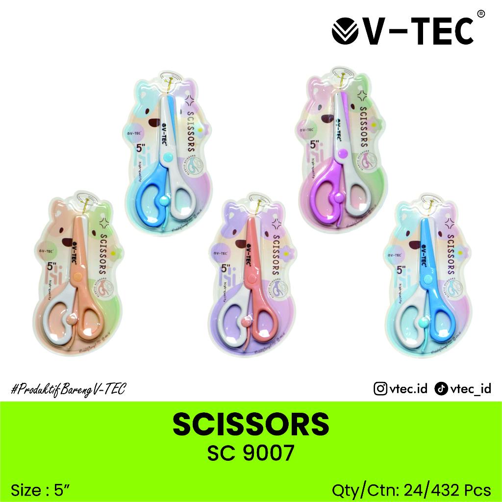 

V-TEC SC 9007 Gunting Karakter – Ukuran 5 Inch, Desain Lucu Aman untuk Anak
