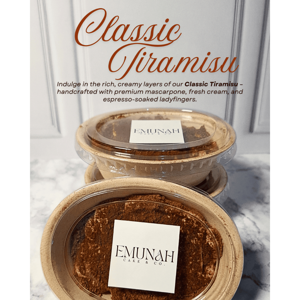 

Classic Tiramisu (Emunah Cake & Co.)