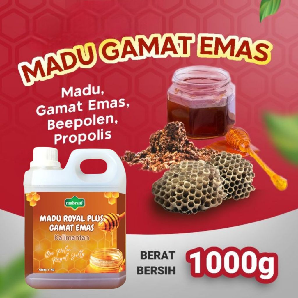 

Madu Gamat Emas 1kg Atasi Nyeri Sendi Penyembuhan Luka Maag
