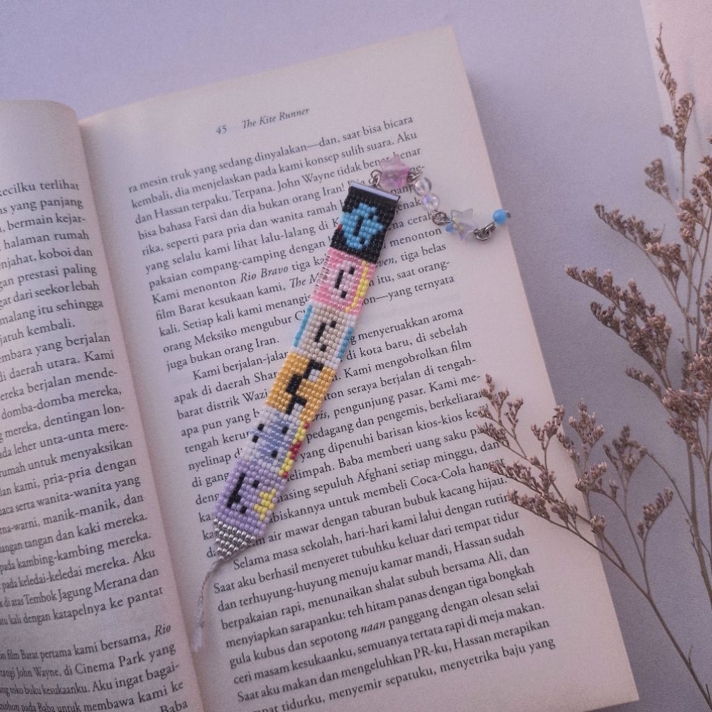 

[Pagippi] Custom Beaded Bookmark