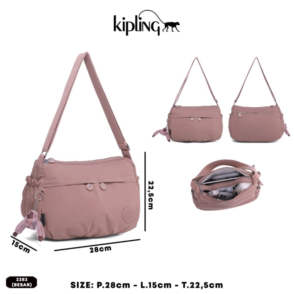 Tas selempang wanita free gantungan kapasitas besar :/ tas jumbo kp 2282