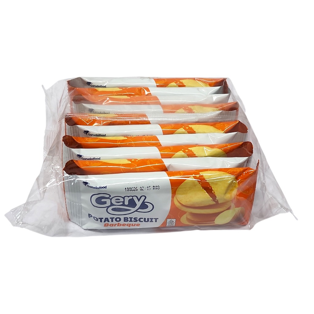 

Gery Potato Biscuit Renceng - Netto 17gr x 10 bks