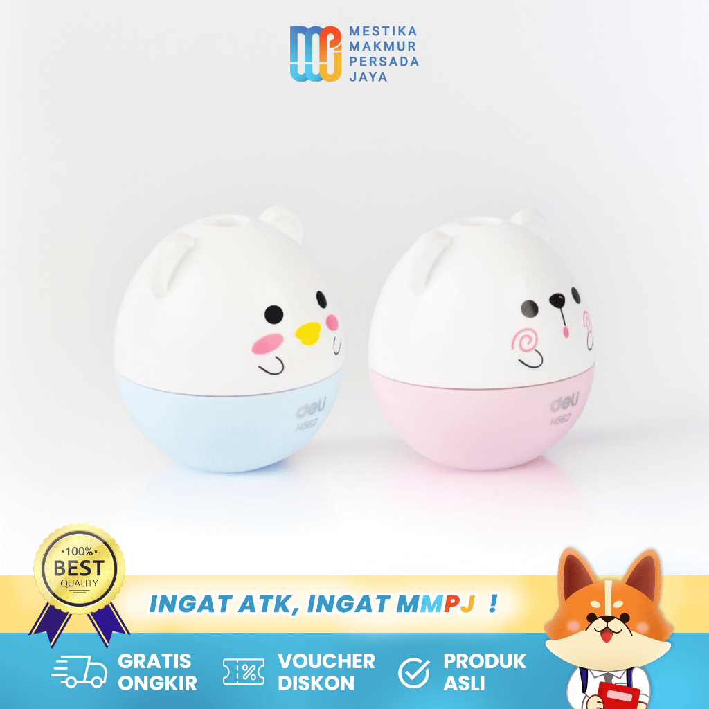 

Deli Rautan Pensil Hewan Lucu AGNEZ MO Edition EH562