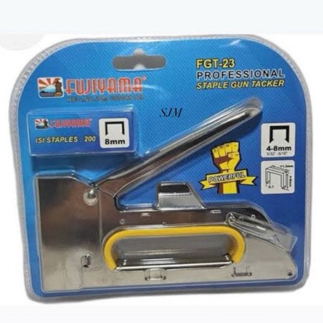 

Hekter Tembak Fujiyama FGT-23 bonus anak staples / Gun Staples / Hekter Jok Kulit / Gun Tracker POWERFUL FLOURISH