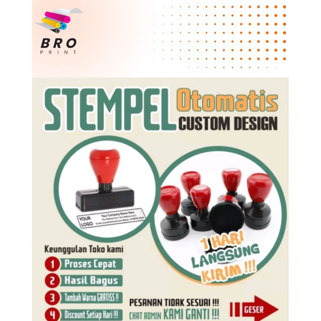 

Stempel Custom/Stempel Flash/Stempel Otomatis