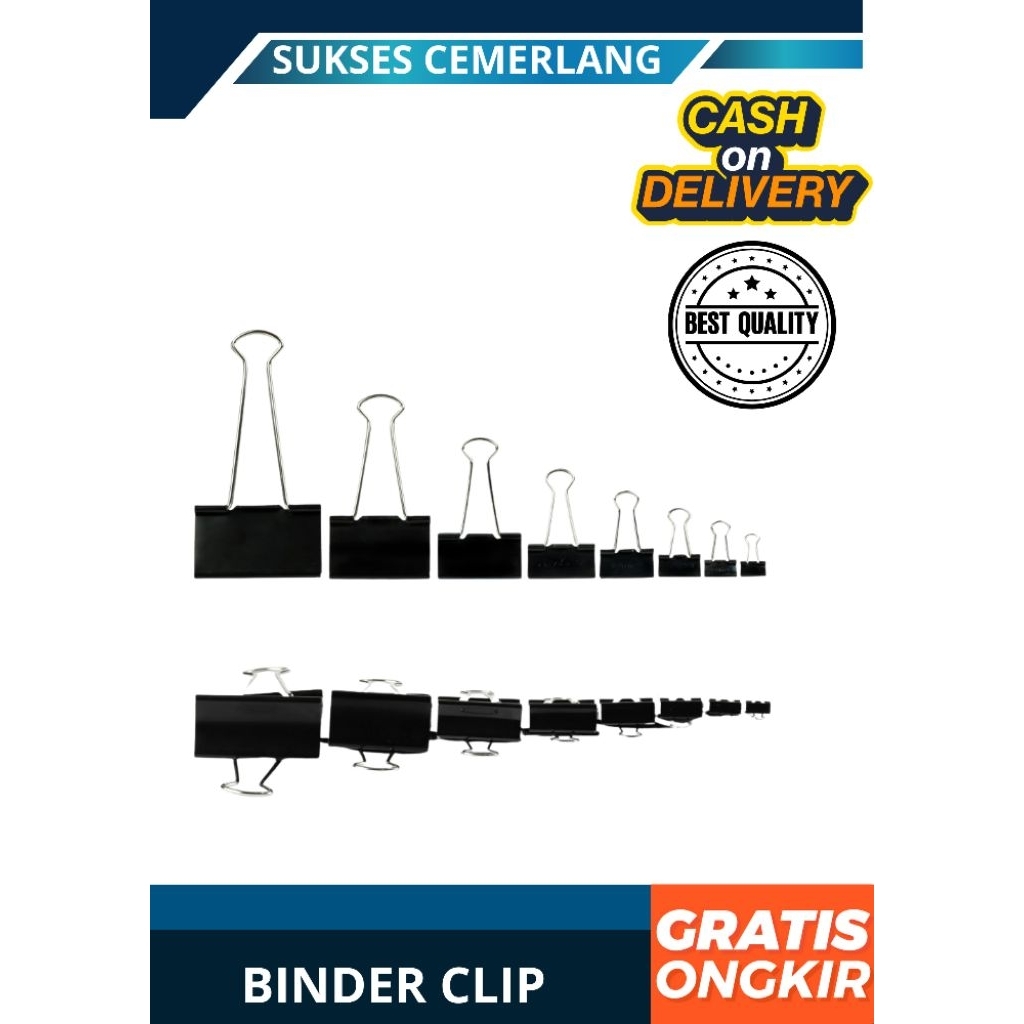 

[1PACK] jepitan kertas murah binderclip murah joyco binderclip joyco binderclip joyco murah