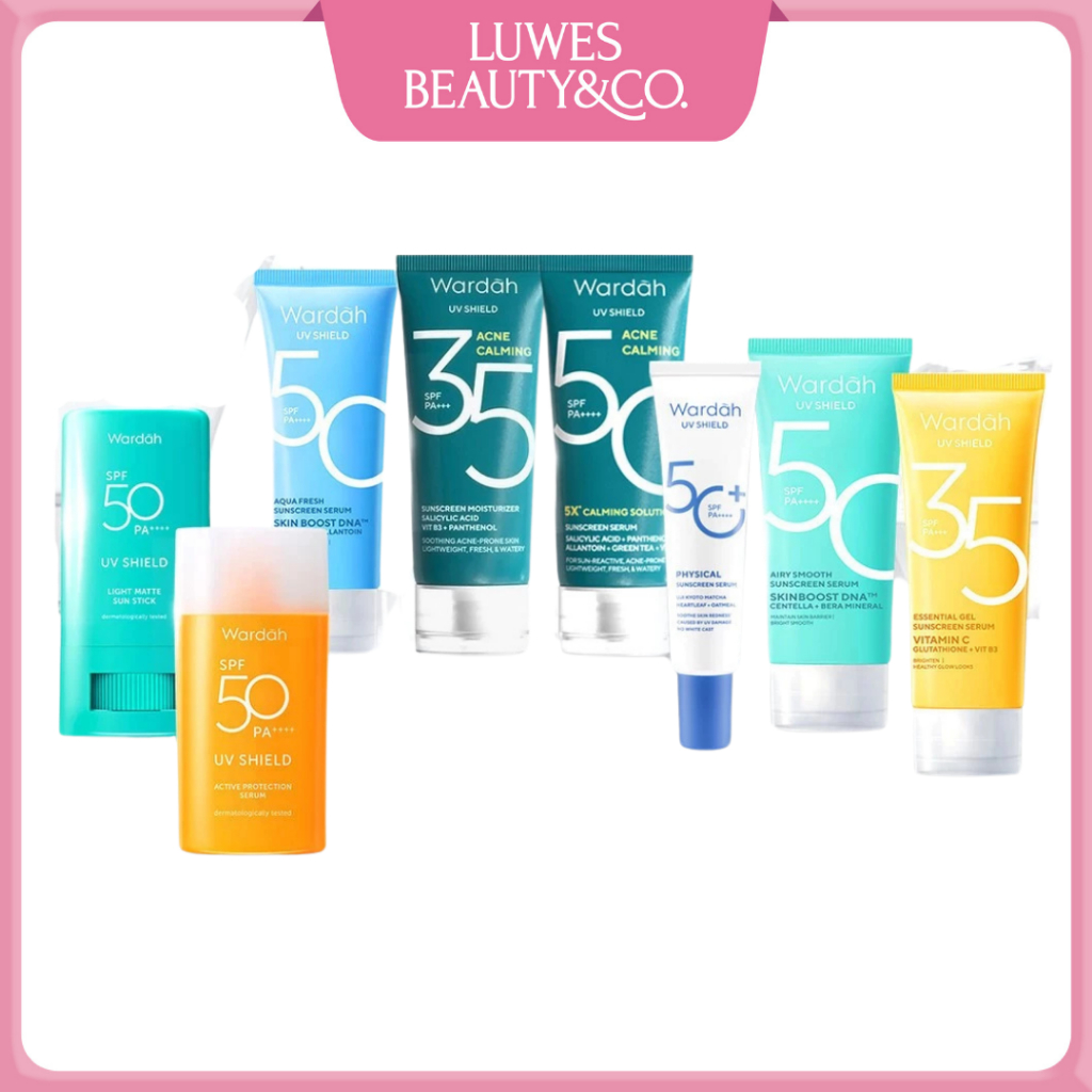 Wardah UV Shield Sunscreen All Series | Tabir Surya SPF 35 & SPF 50