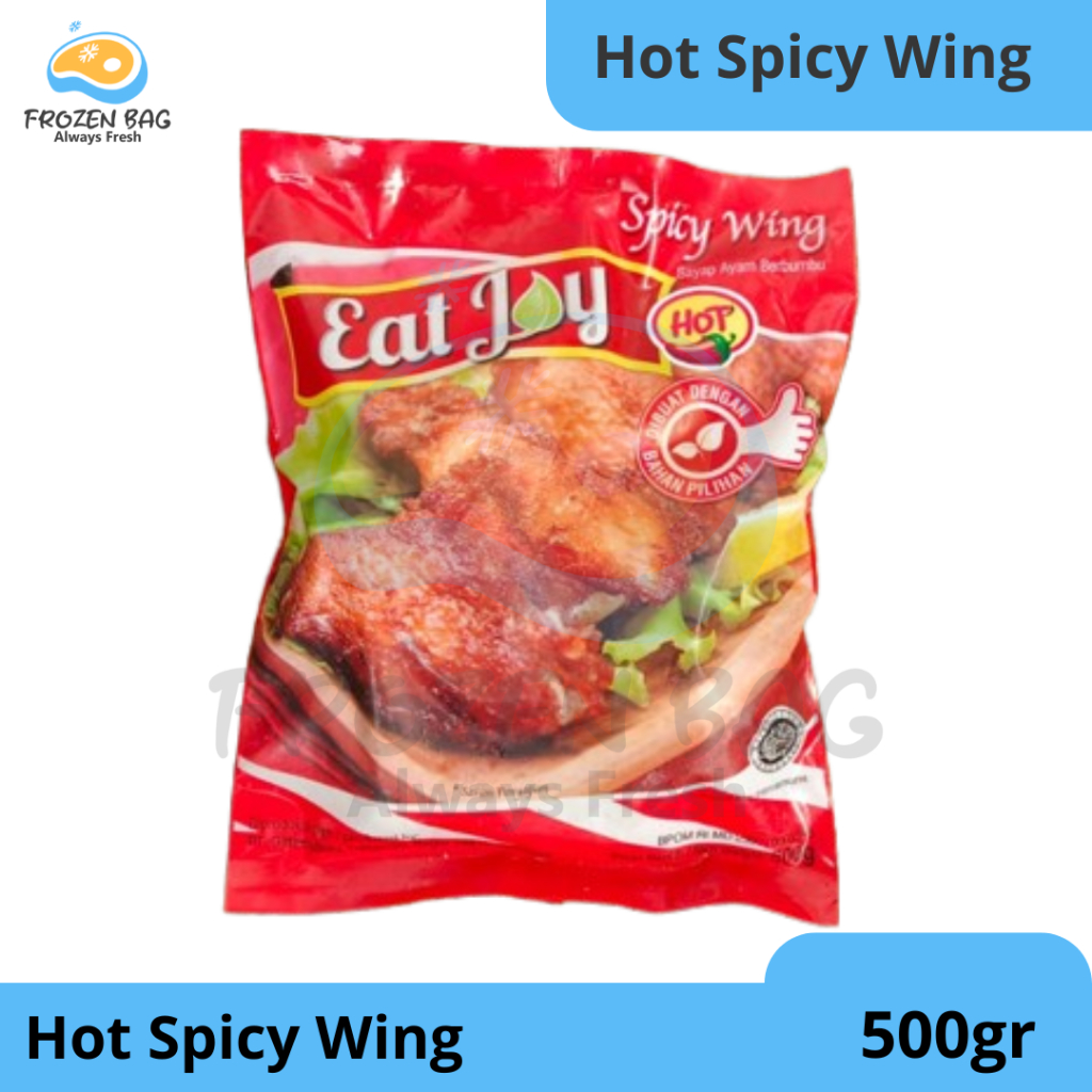 

Eat Joy Hot Spicy Wings Chicken Wings From Frozen Bag Bogor