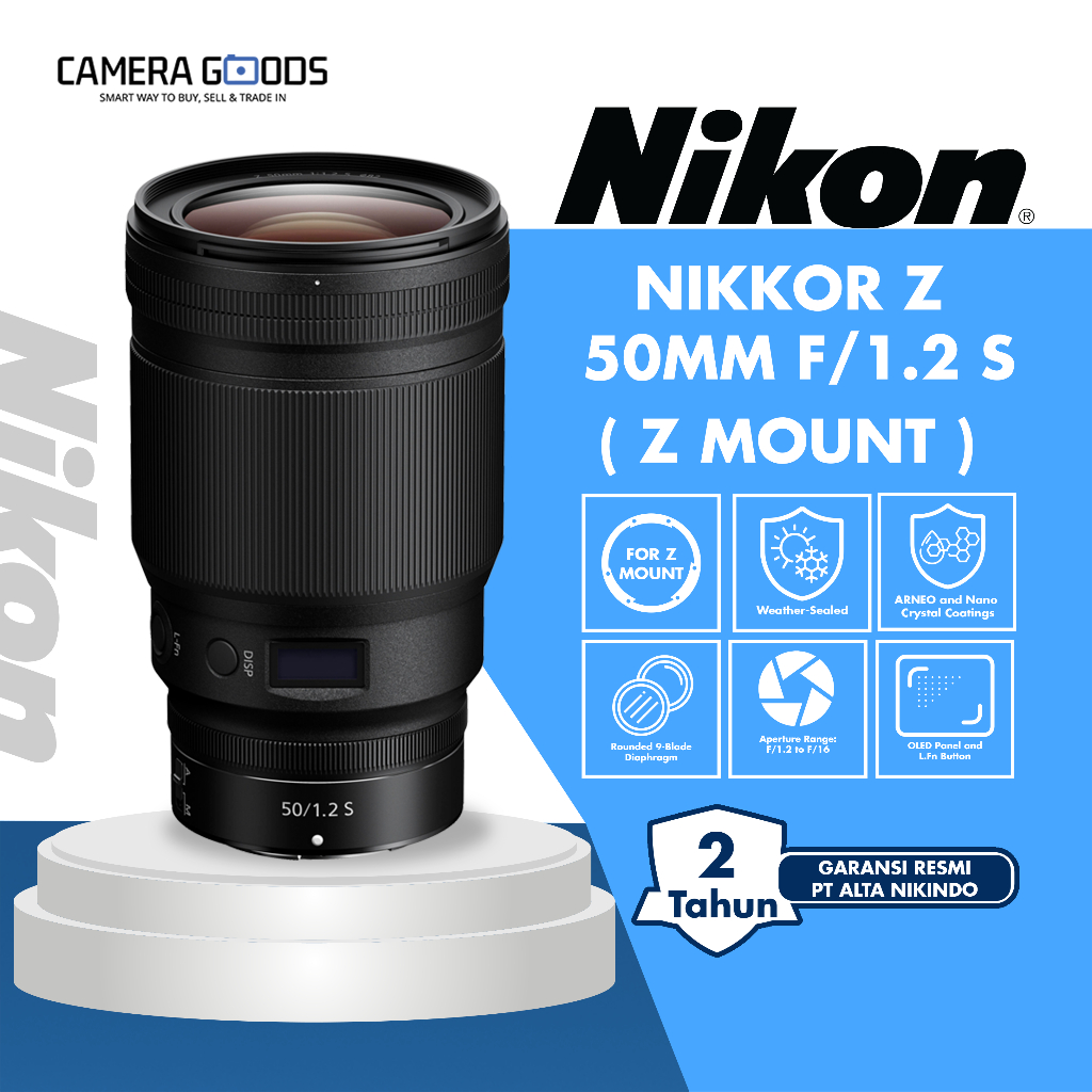 Lensa Nikon NIKKOR Z 50mm f/1.2 S Lens