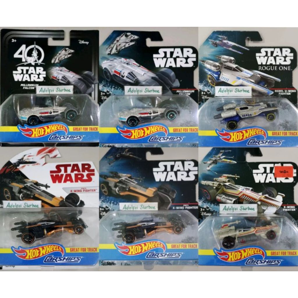 hotwheels hot wheels character cars carships star wars starwars disney 40 millennium falcon great fo