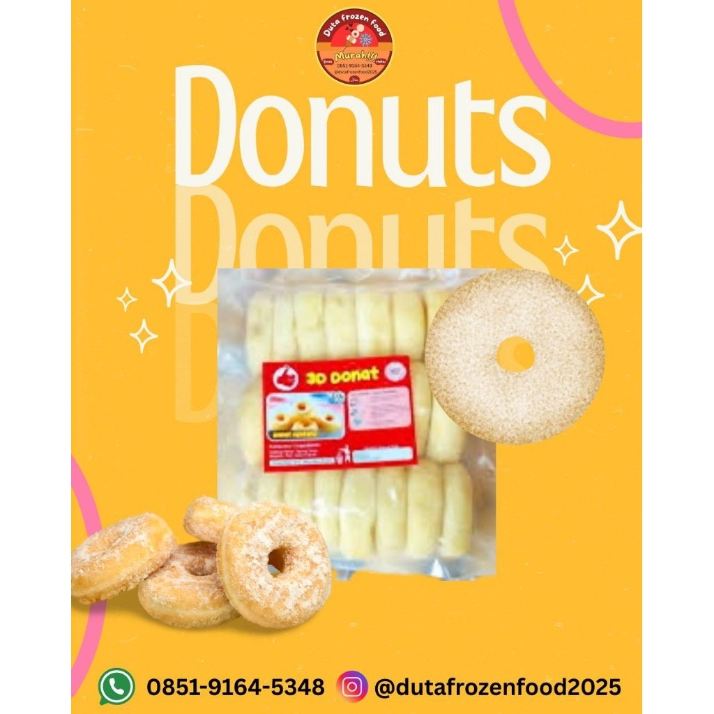 

donat kentang frozen isi 20, donat 3d