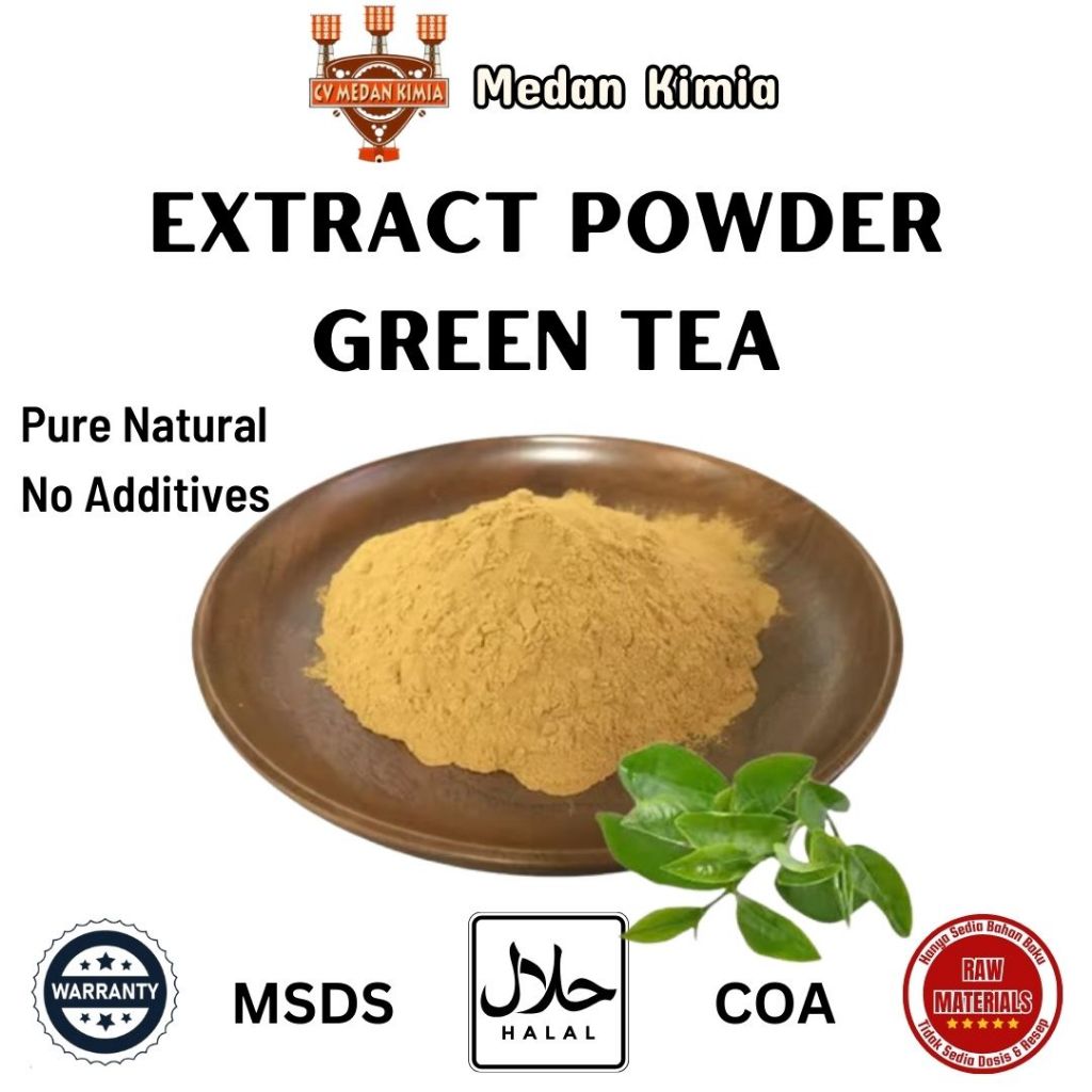 

Bubuk Ekstra Teh Hijau 50gr / Extract Powder Green Tea 50gr Halal Food Grade