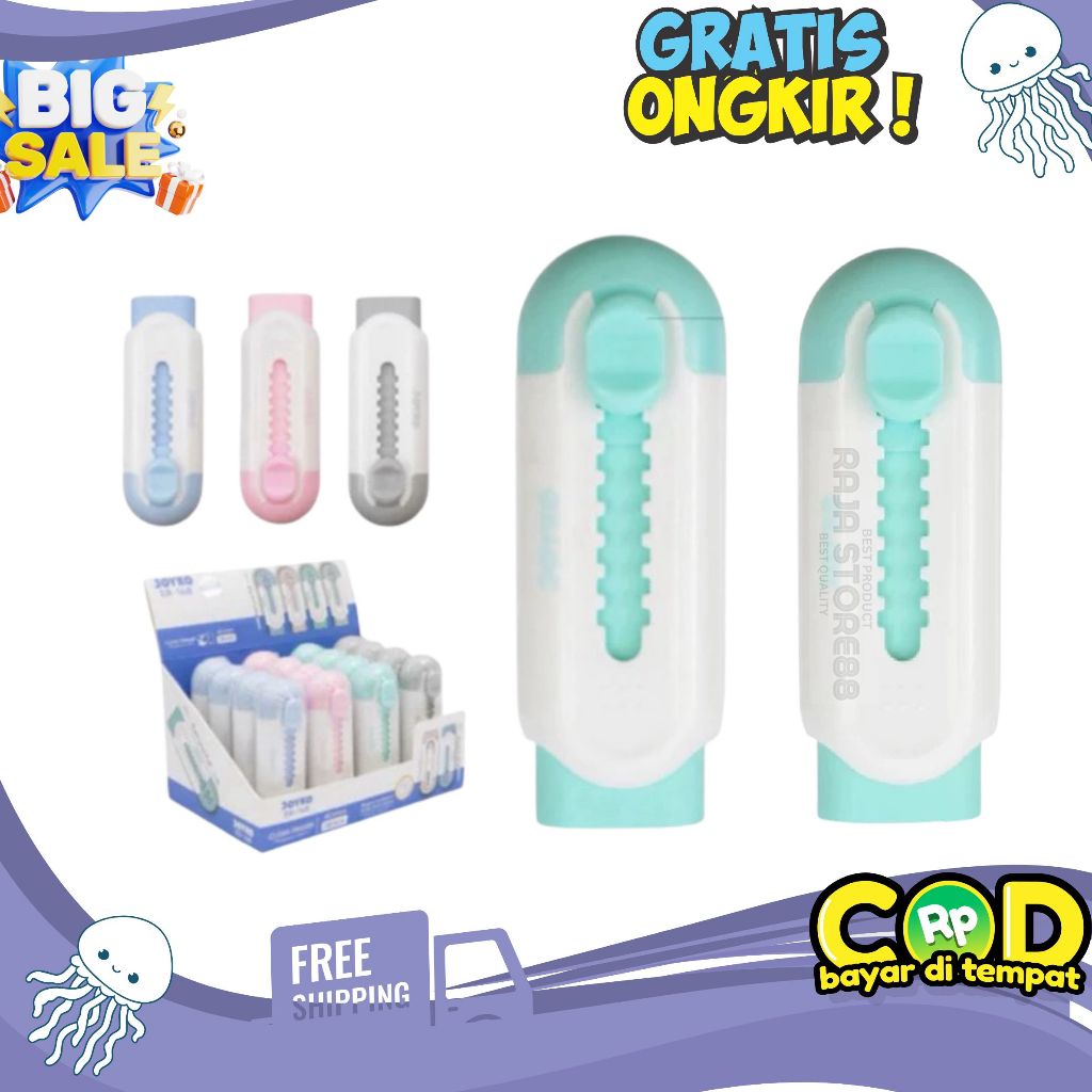 

(PCS)Penghapus Eraser Joyko ER-148 Push Pull Dust Free