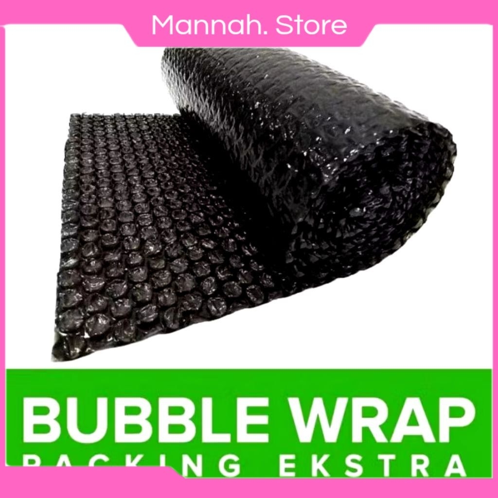 

Tambahan Bubble Warp agar paket lebih aman