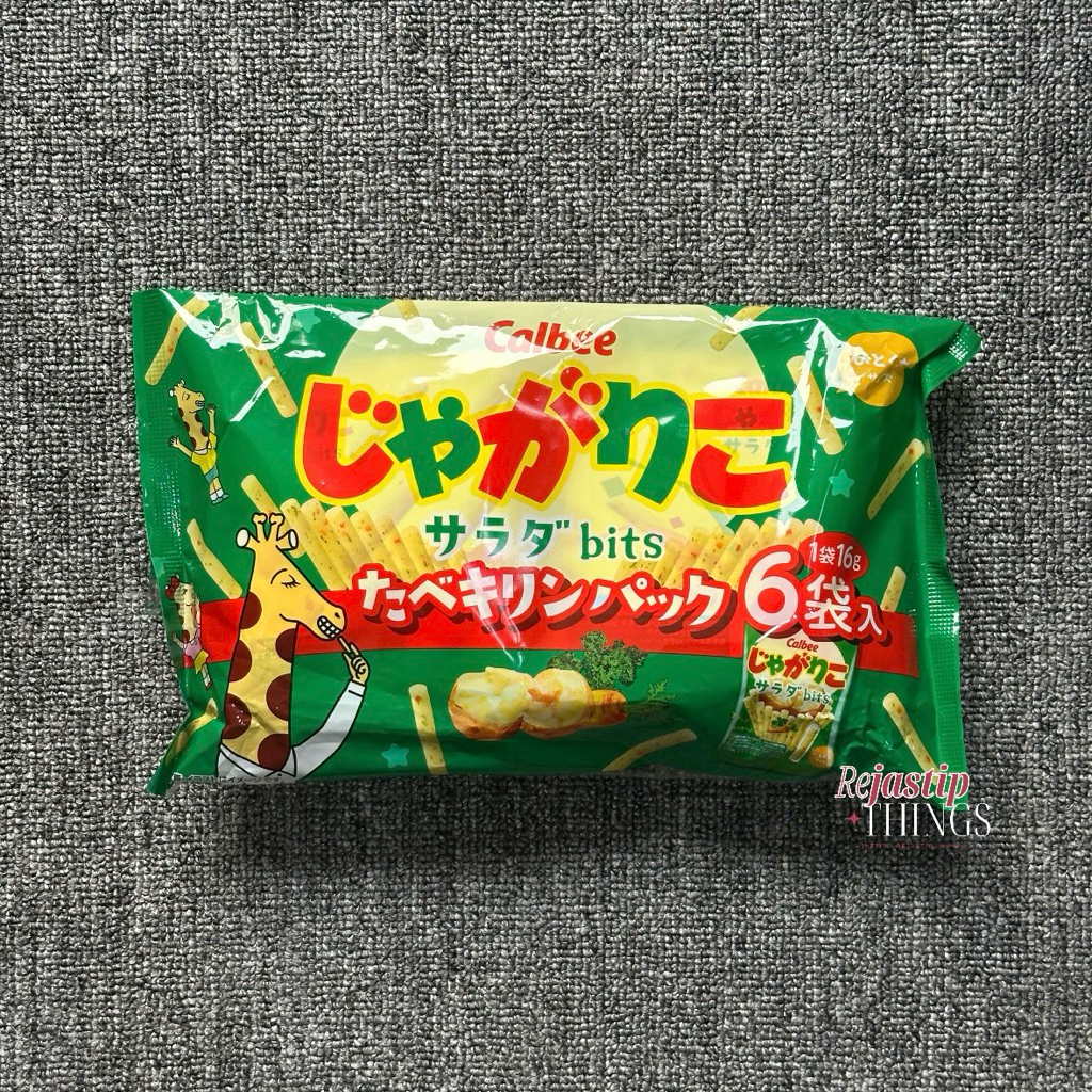 [READY] Calbee Jagarico Stick Potato Original Sharing Pack isi 6pack | Snack Kentang Jepang Original