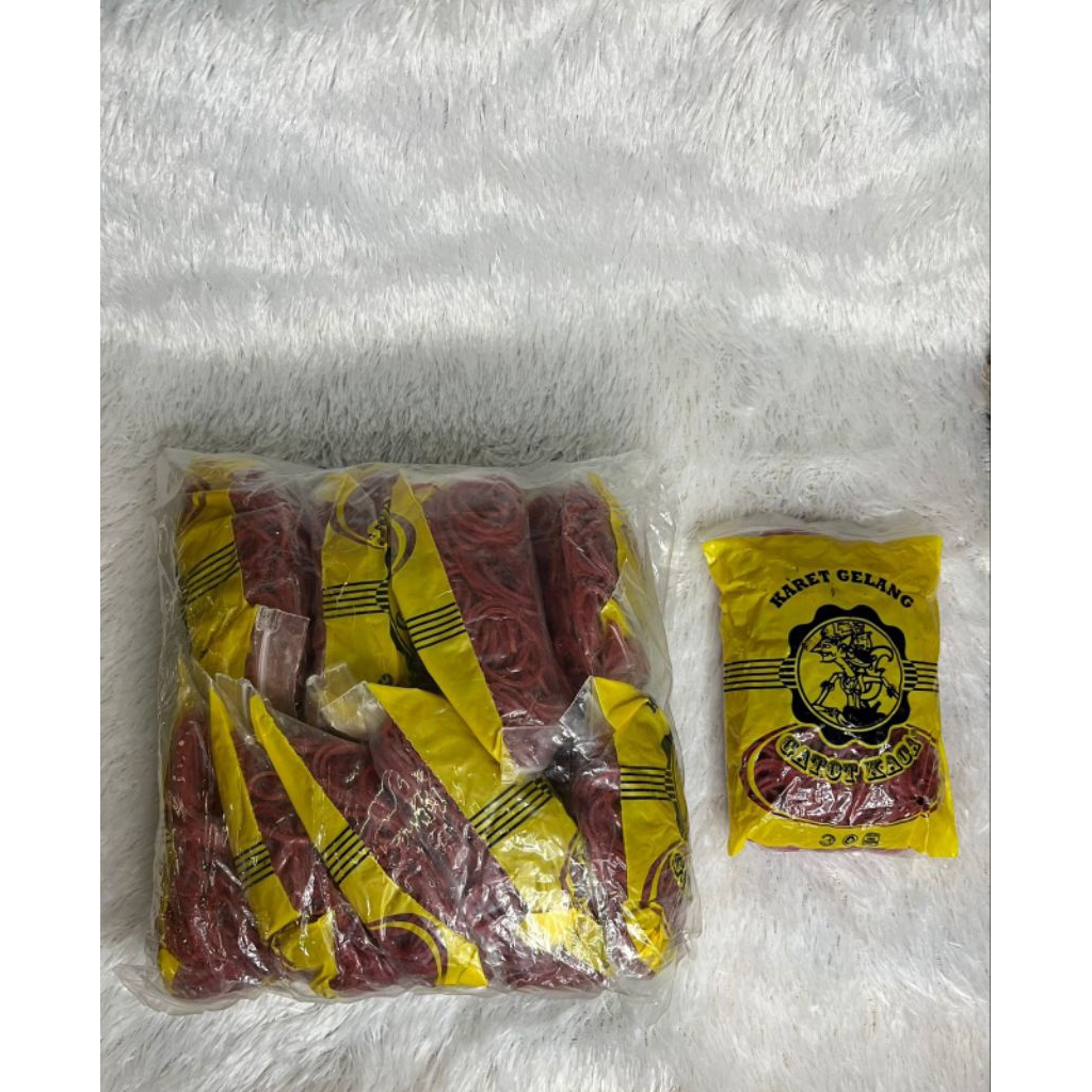 Karet gelang merah lingkar kecil / Karet Gelang / Karet Pentil