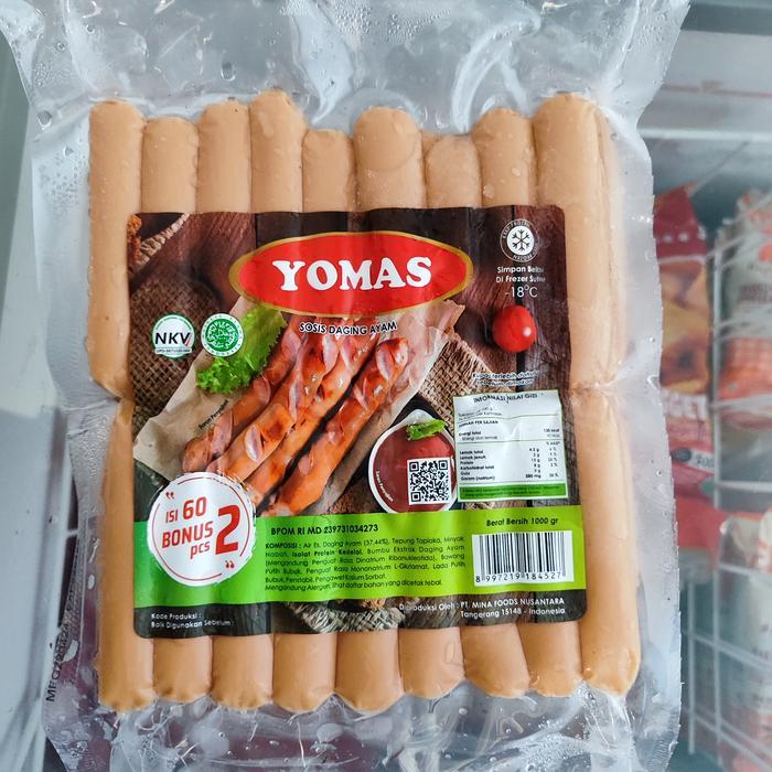 

YOMAS Sosis Ayam 1 kg isi 60