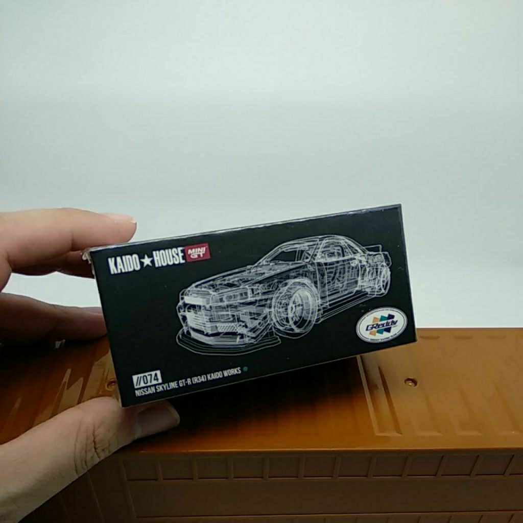 KAIDO HOUSE X MINI GT //074 NISSAN SKYLINE GT-R [R34] KAIDO WORKS - GREDDY Diecast