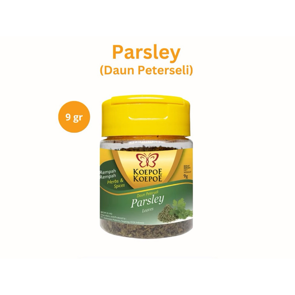 

Parsley Daun Paterseli Koepoe-Koepoe Kupu Kupu