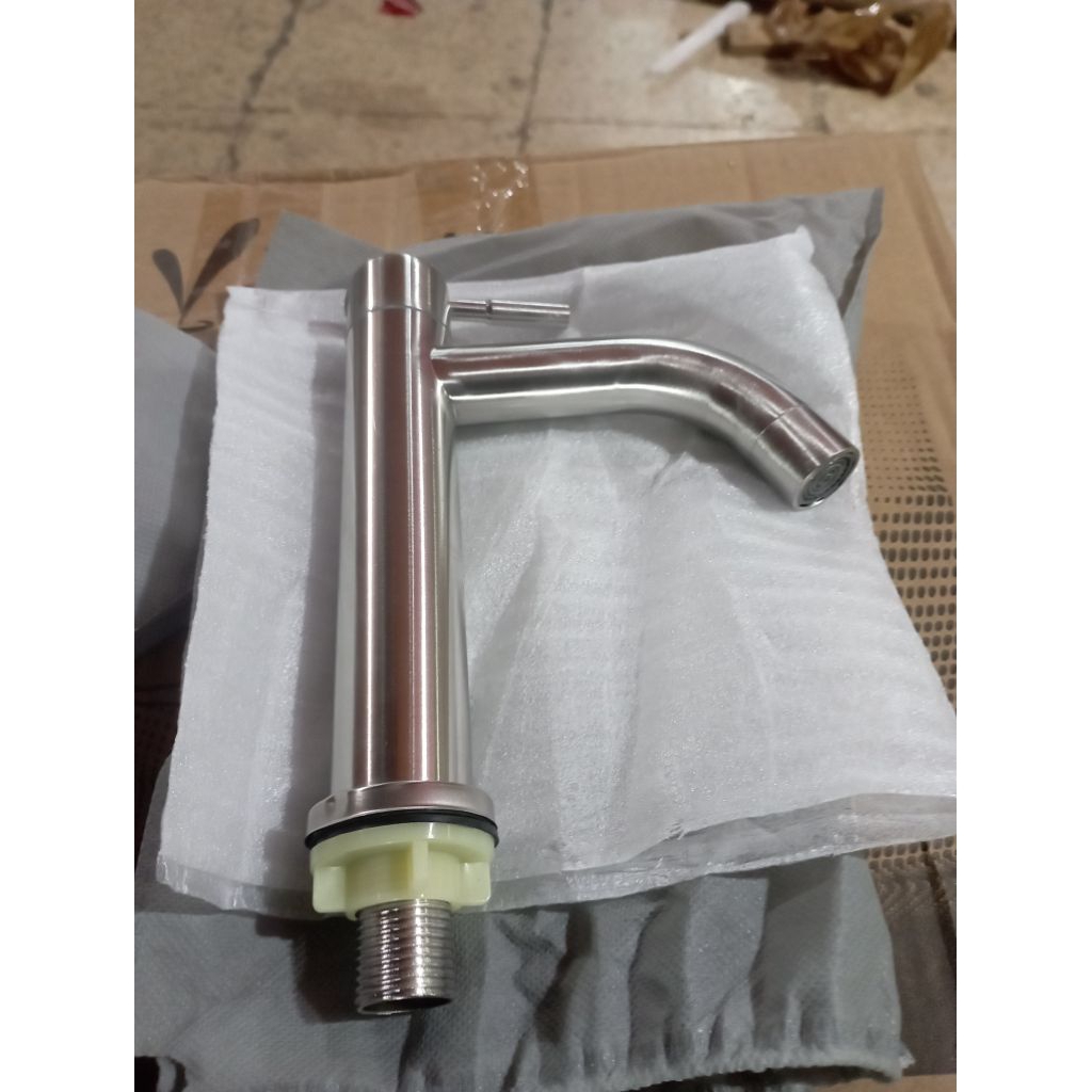 Kran Wastafel Stainless 18cm/Keran Air Wastafel Stainless Dingin