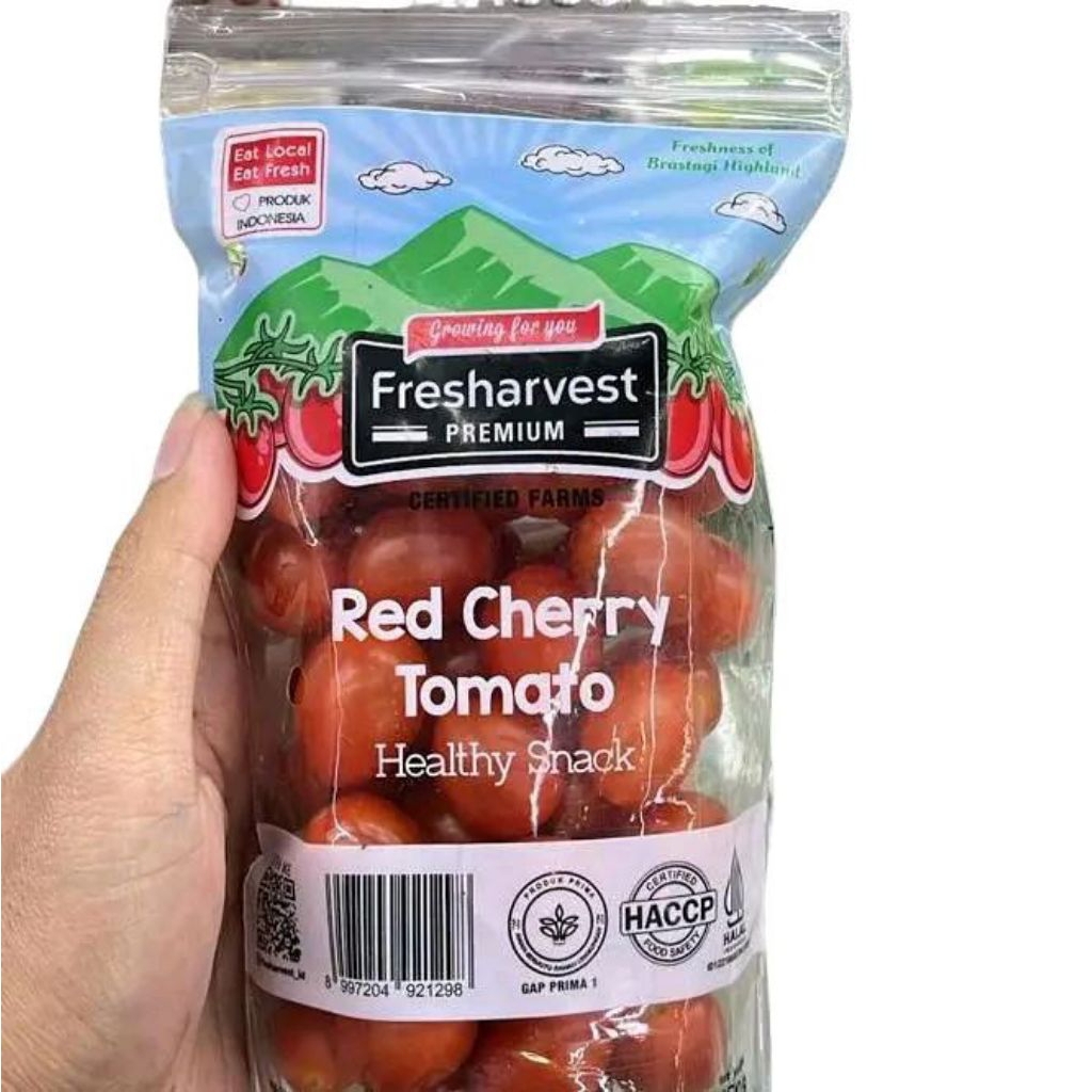 

Buah tomat Cherry fresh Harvest premium tomat Cherry Berastagi Highland 250gram