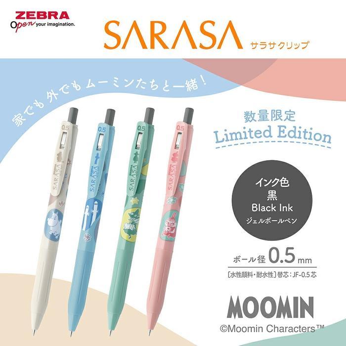 

Zebra Sarasa Moomin Set Hattifatteners Snufkin Little My Gel Ink Pen 0.5mm Pulpen Limited Edition