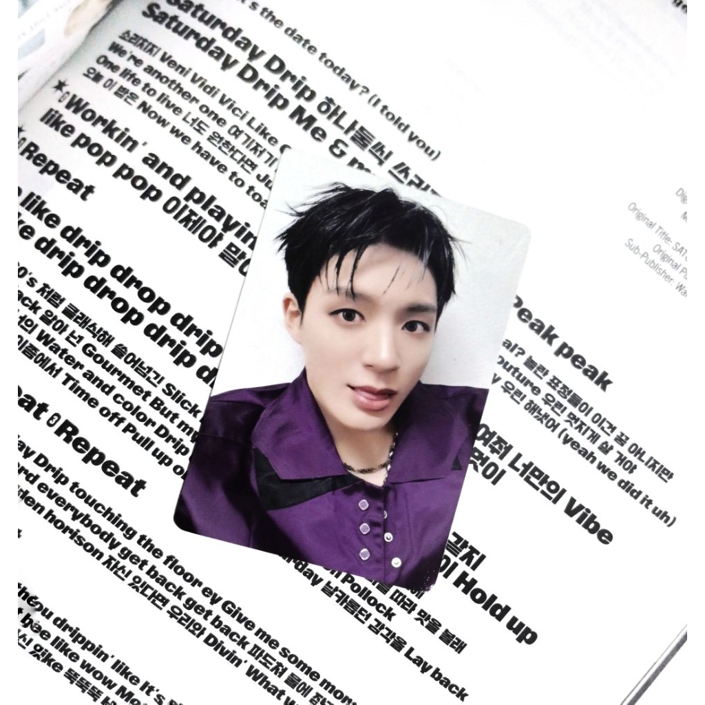 [READY STOCK] photocard Jeno yzy smoothie