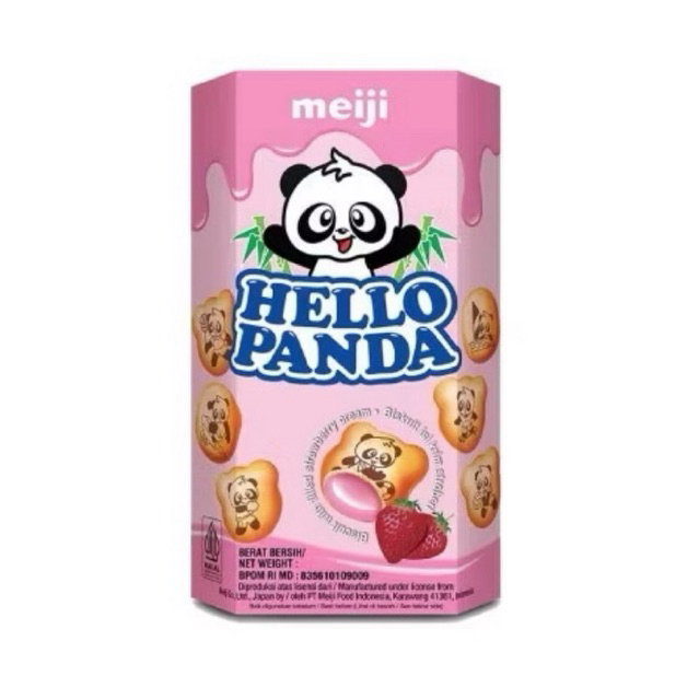 

Biskuit Hello Panda Strawberry 50 gr