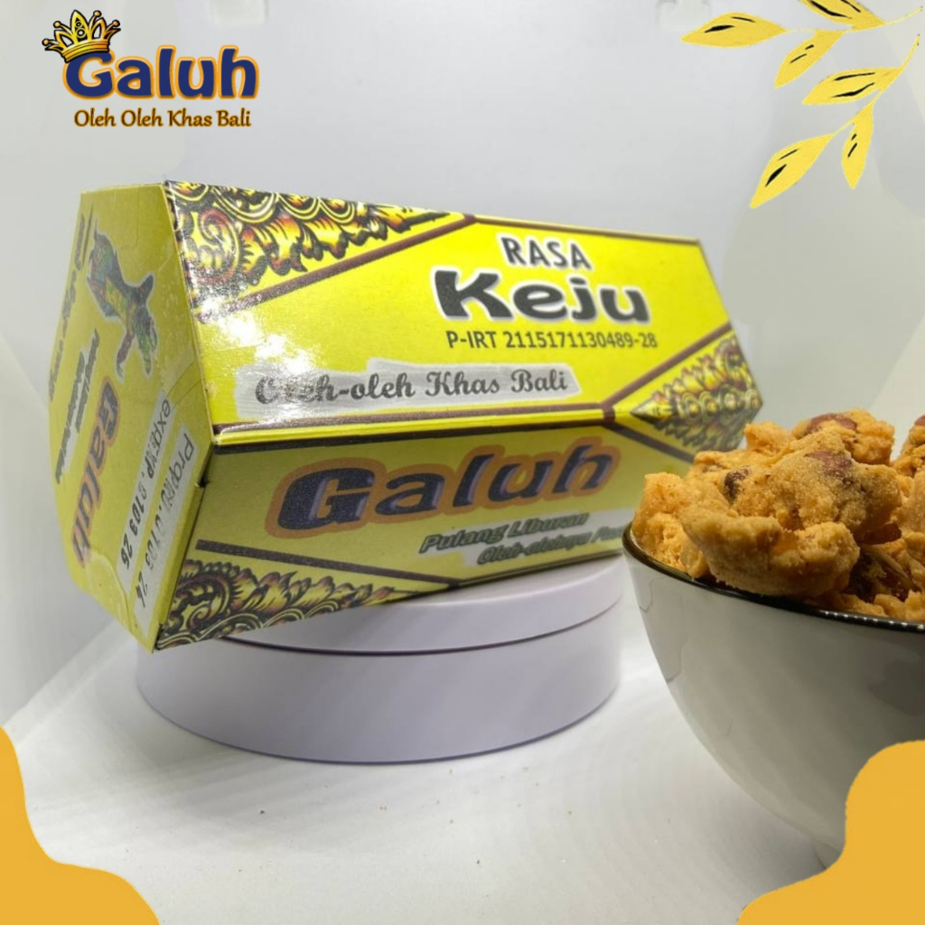 

Kacang Disco Galuh Box 200g – Oleh Oleh Khas Bali, Rasa Keju, Camilan Renyah Halal