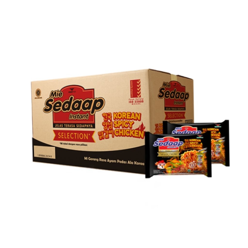 

Mie sedaap goreng rs korean spicy chicken 1dus 40pcs