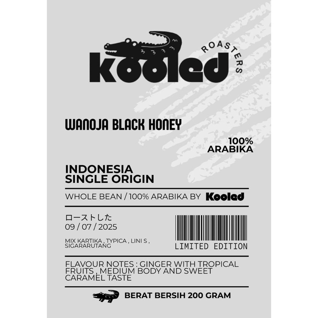 

BIJI KOPI SINGLE ORIGIN ARABIKA WANOJA BLACK HONEY