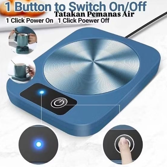 Tatakan Pemanas Air Tatakan Pemanas Gelas Coffee Cup Warmer Heating Pad Coaster