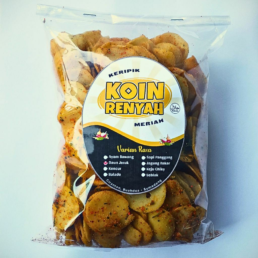 

SNACK KERIPIK KOIN RENYAH PAKET 250g | 500g | 1Kg