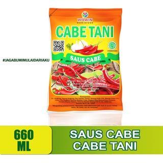 Saus Cabe Tani Refill 660 gram pedas gutih segar