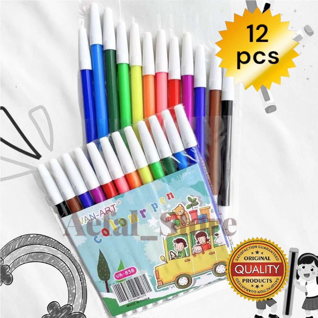 

Spidol Warna Murah Berkualitas 1 set 12 warna