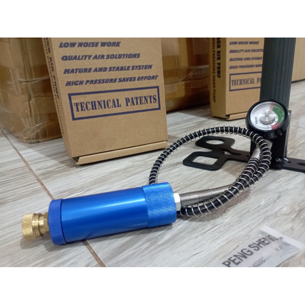 POMPA PCP 4STAGE FILTER BESAR WARNA HITAM.POMPAPCP 4STAGE IMPORT MURAH FILBES.HIGH PRESURE AIR PUMP.