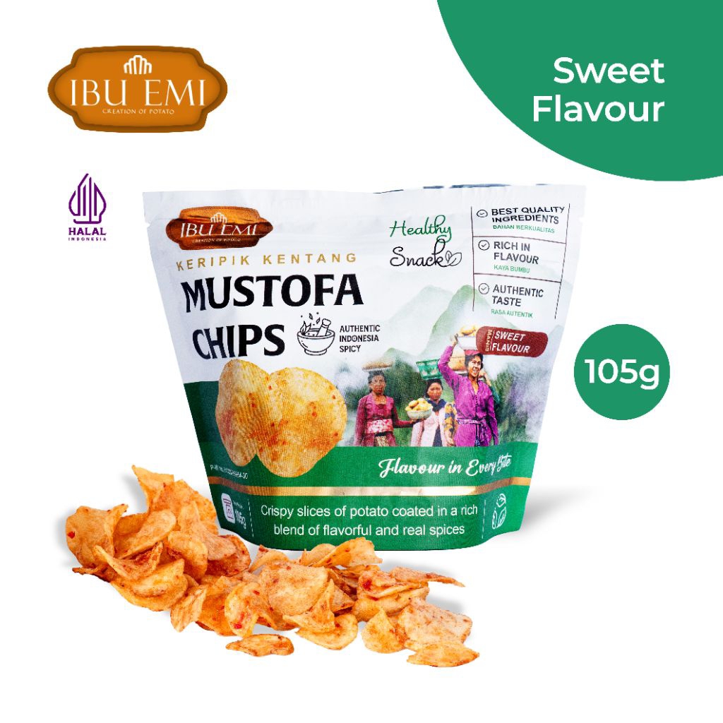 

Ibu Emi - Mustofa Chips 105gr