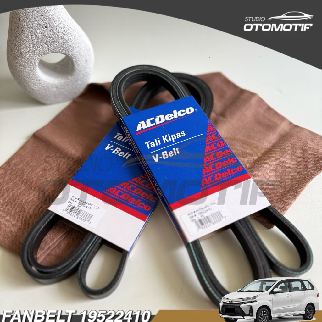 Fanbelt Alternator AC Avanza Xenia 1.3 1300cc EPS 2012-1015 ACDELCO 2410 Fan Belt Vbelt Sabuk Tali K