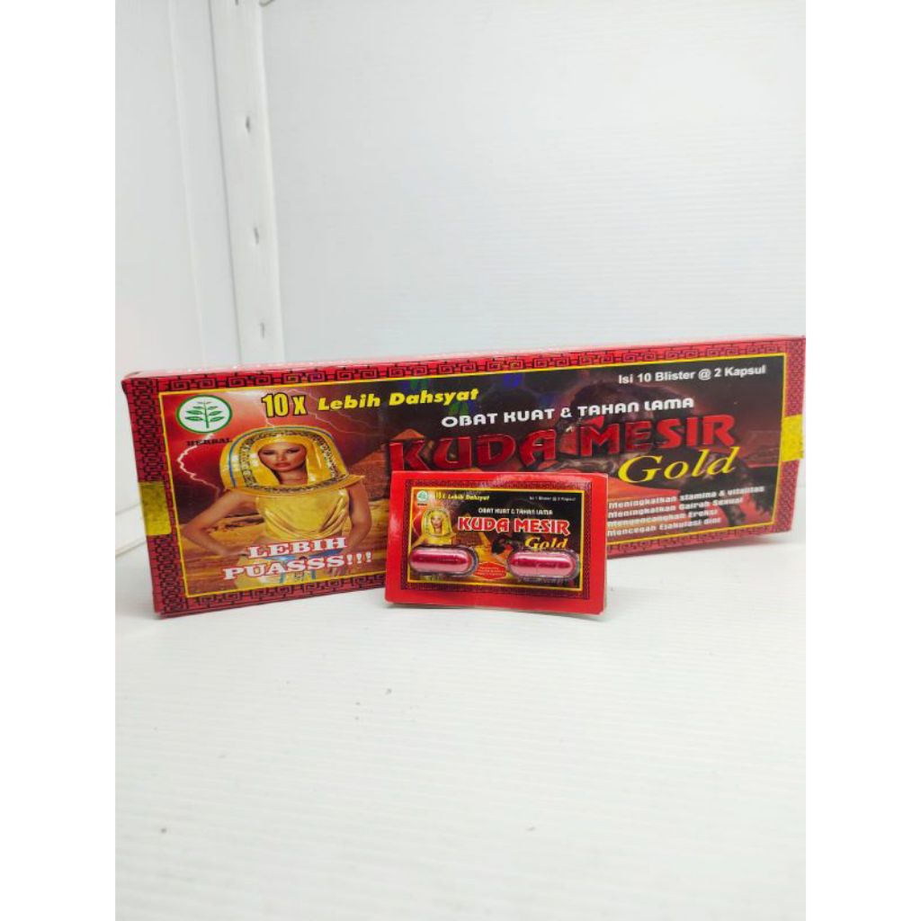 Kuda Mesir Gold kapsul kuat dan tahan lama