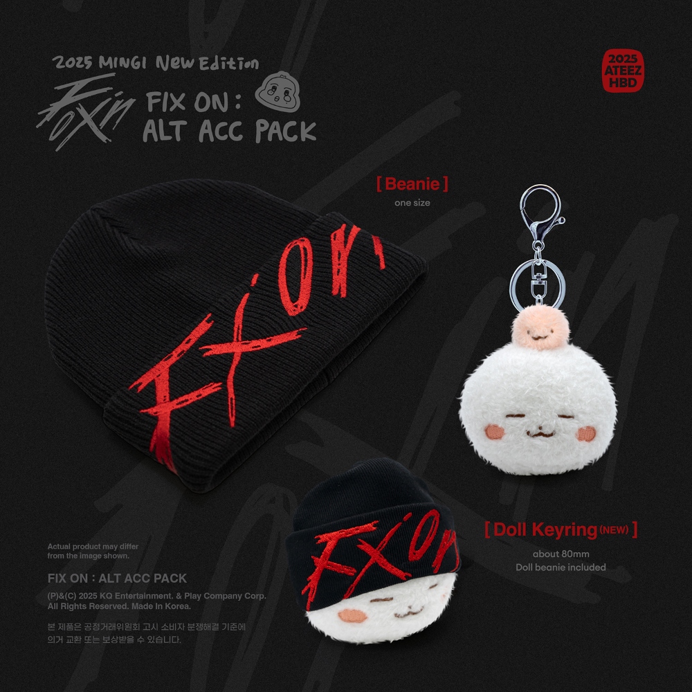 [BOOKED] ATEEZ BIRTHDAY MD - MINGI FIX ON:ALT ACC PACK