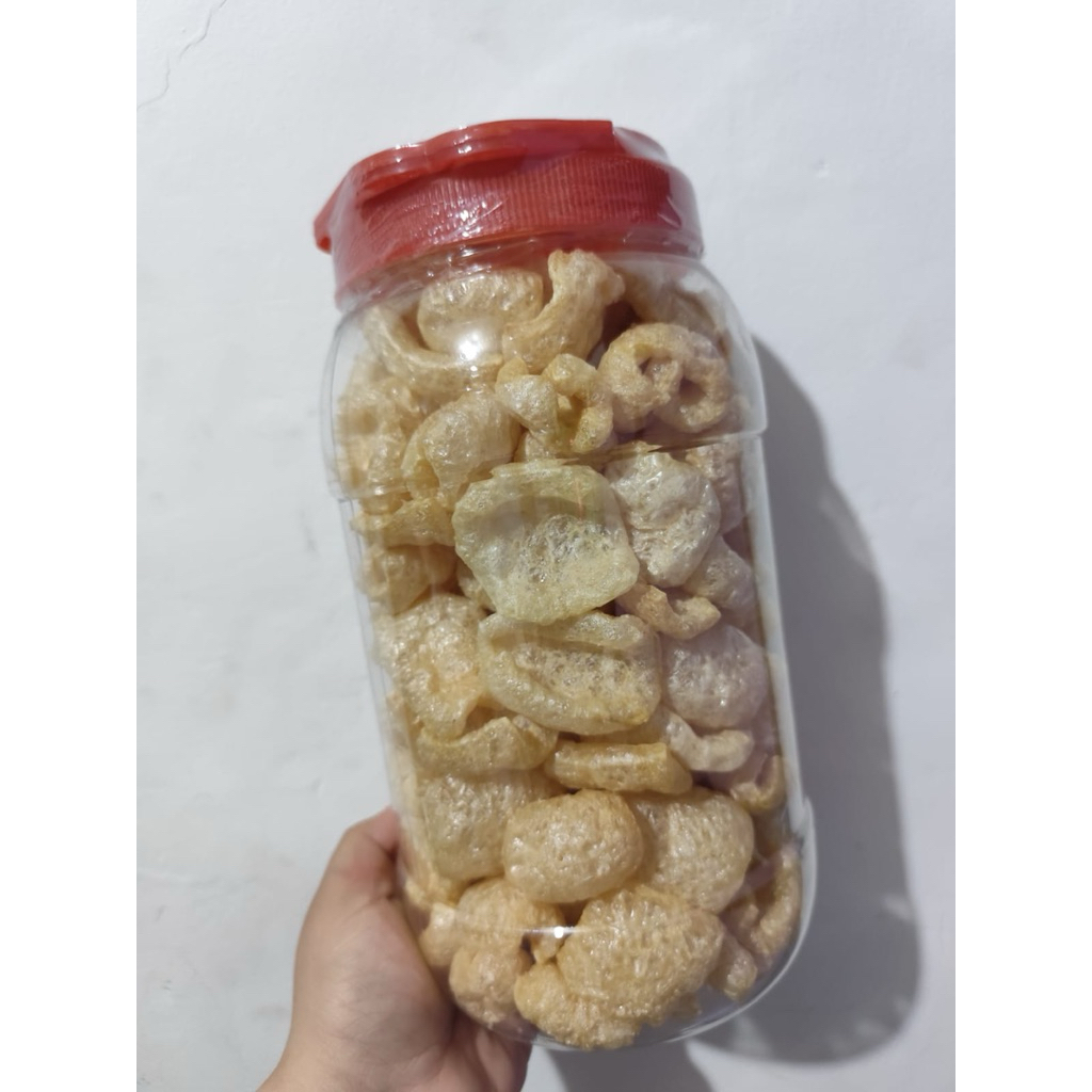 

Kerupuk Kulit Babi Kerubi Kerupuk B2 Toples 2liter Rambak