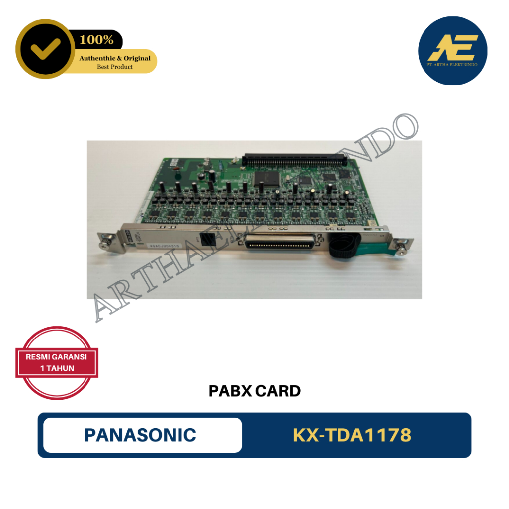 Card Expand Panasonic KX-TDA1178 / Pabx TDA100 / KX TDA 1178