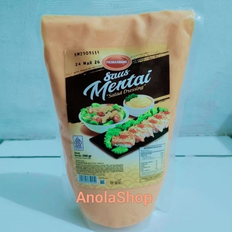 

Saus Mentai 500gr Prima Agung