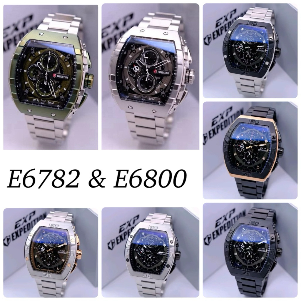 E6800 E6782 Jam Tangan Pria Expedition 6782 6800