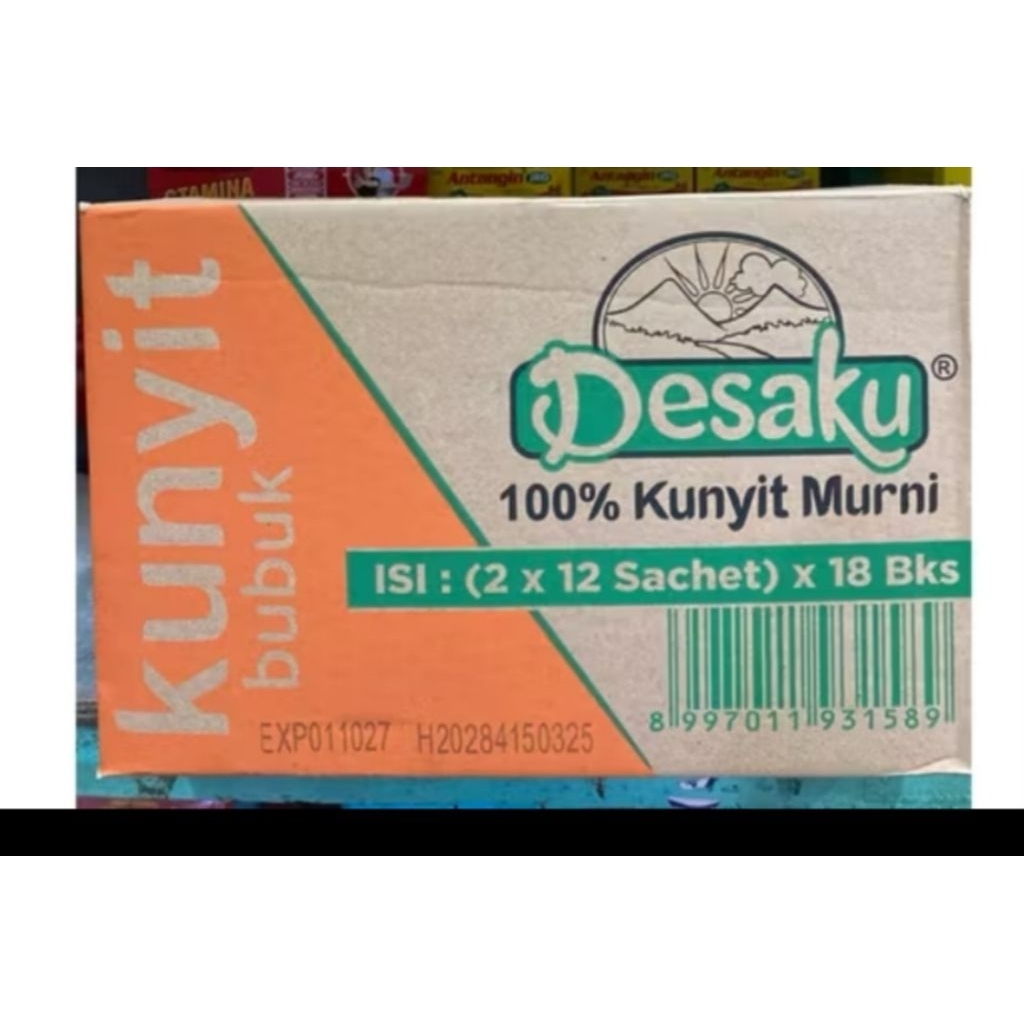 

Desaku Kunyit Bubuk 1 dus isi 36 renteng grosir