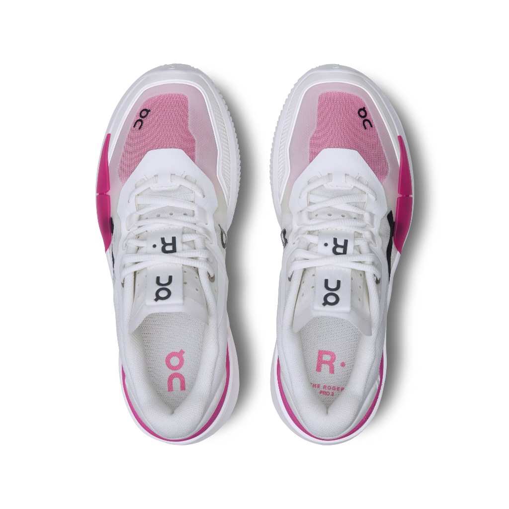 Ready Stock Sepatu Padel Tennis On Cloud The Roger Pro 2 White Pink Original terlaris di Banjarbaru